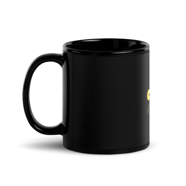 Pac Wars Black Glossy Mug - Image 2