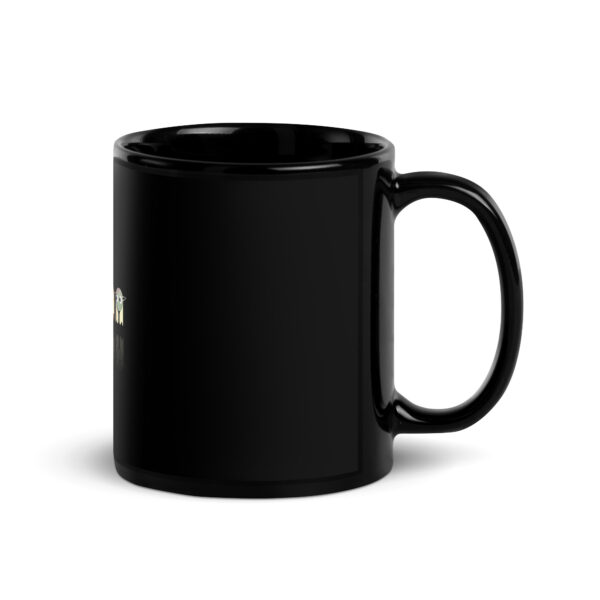 Pac Wars Black Glossy Mug - Image 3