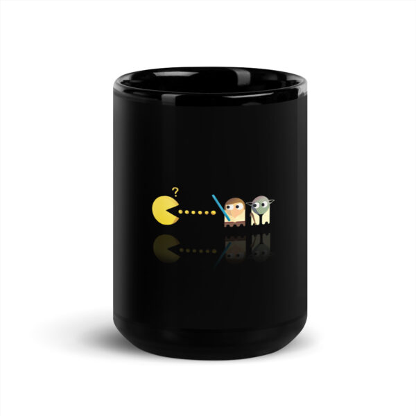 Pac Wars Black Glossy Mug - Image 6