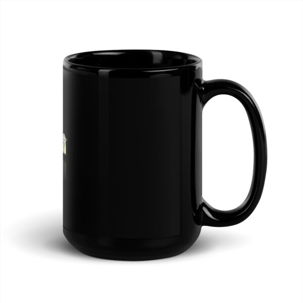 Pac Wars Black Glossy Mug - Image 5