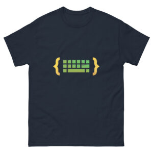 Bracketed Keyboard unisex classic tee