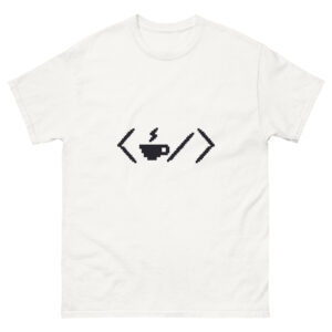 Coffee coder unisex classic tee